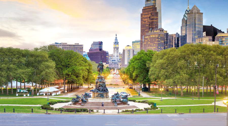 Nossos serviços de aluguel de carros oferecem uma seleção diversificada de veículos na Filadélfia.